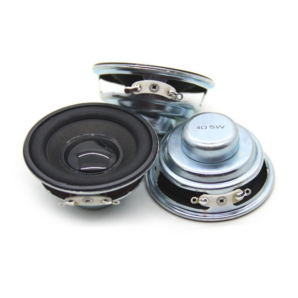 Audio 1PC 52MM 4 Ohm 5W Vollständige Palette Lautsprecher Gummi Seite NdFeB Magnetische Mini Tragbare Lautsprecher Sound heimkino