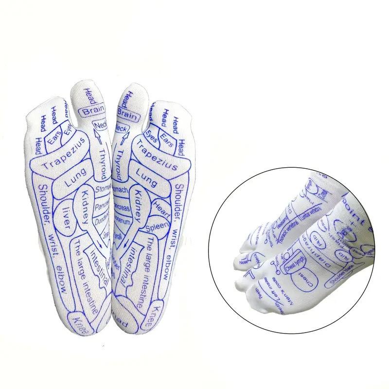 Foot Reflexology Massage Socks With a massager stick Foot Ache Relief Remedy Woman Socks for Foot Massage points