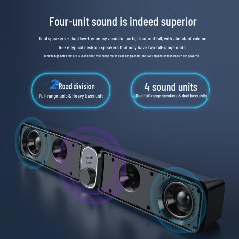 Altoparlante Soundbar da Desktop Cablato SOAI S100