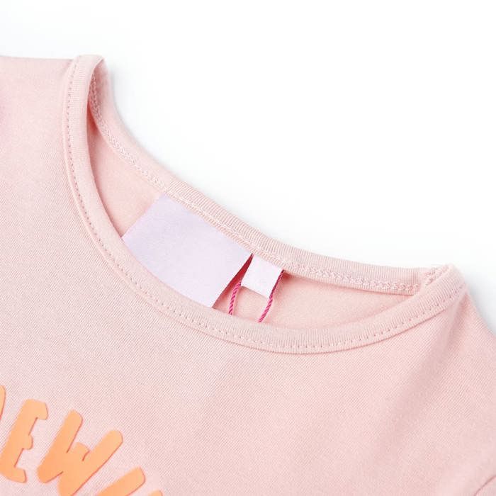 T-shirt pour enfants rose clair 92/104/116/128/140