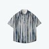 Summer 3D Printed Short Sleeve Flower Shirt Men'S Vintage Hawaiian Beach Casual Loose Men'S Large Size Shirt