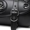 SHELKSBAG 2025 New Universal Motorcycle Saddlebags Bikers Punk Retro Pu Leather Front Fork Tool Daily Storage Hanging Bag