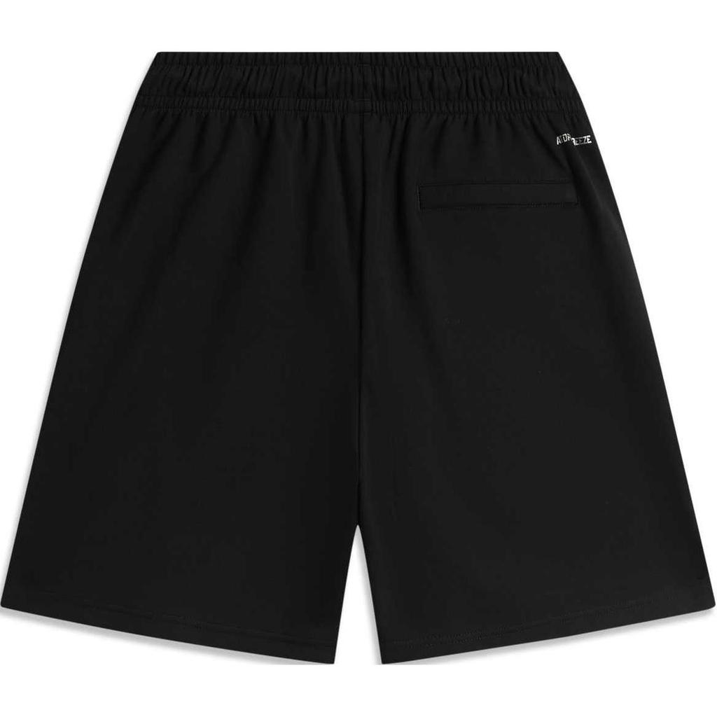 Li Ning Wade Series Loose Comfortable Lace-Up Breathable Casual Shorts Men shorts Black AKSU575-1