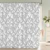 High Quality Washable Bathroom Curtains 3D Printing Shower Curtain Polyester Bath Screens Home Decoration