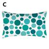 1PC Home Decor Cushion Cover Protector Teal Blue Rectangular Lumbar Pillowcase Pillow Case 30x50cm