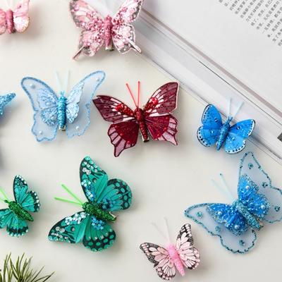 Blickfang: Schmetterlings-Weihnachtsornamente mit visuellem Effekt – Festliche Dekoration