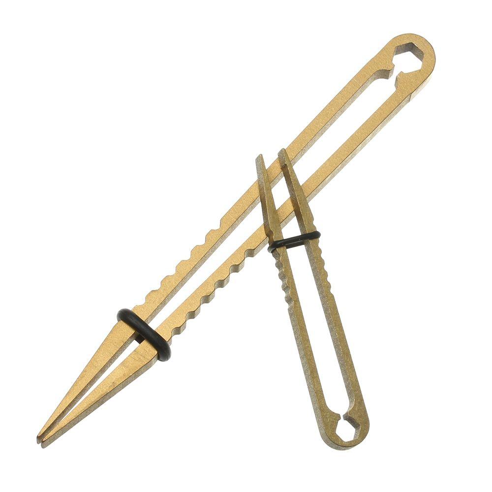 Tweezers Maintenance Tool TC4 Clip Titanium Tweezer EDC Multipurpose Gadget Pick Up Clamping