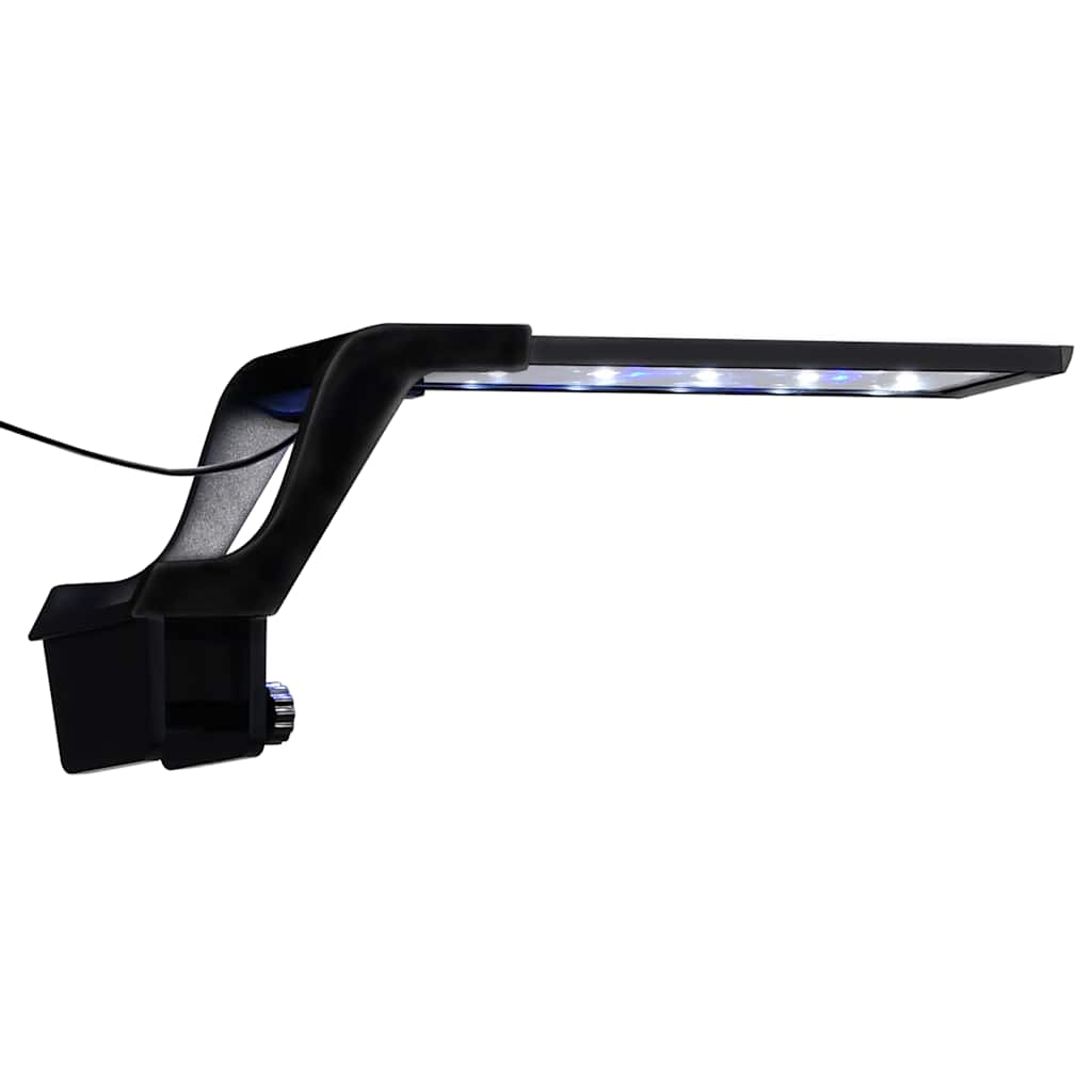 LED Aquarium Lamp with Clamp for 25 45 cm Tanks Blue and White