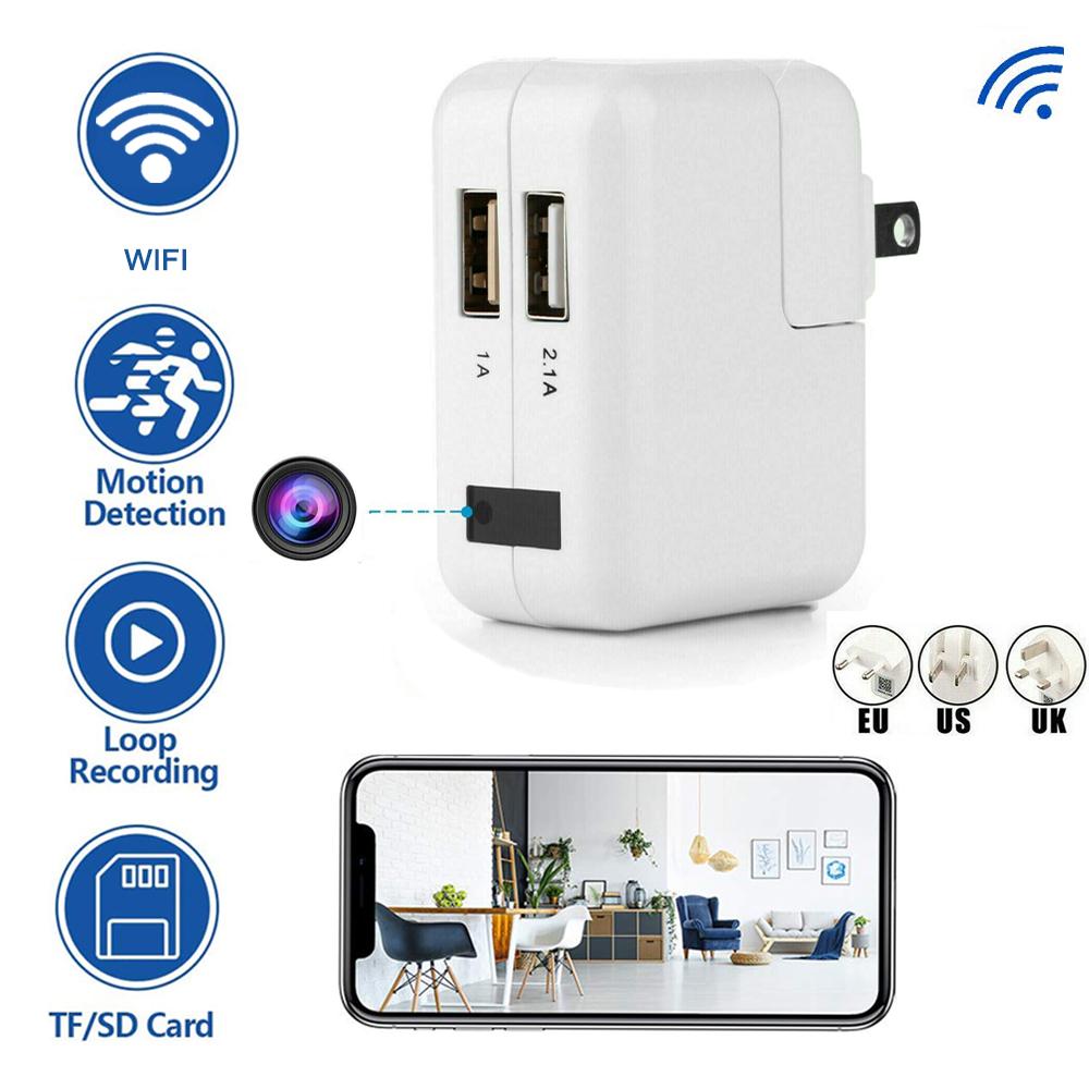 Buy 1080P HD Hidden SPY Charger Camera WiFi Remote View Recorder Motion Camera at affordable