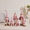 New Christmas Doll: Gem Powder Snowman Plush Hat Ornament, Standing Pose Reindeer, Perfect Gift
