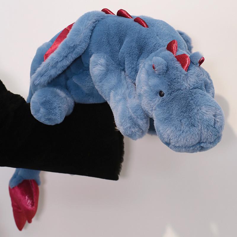 Little Dragon Plush Toy Soft Animal Doll With Prone Posture Design For Girls Bed Pillow
