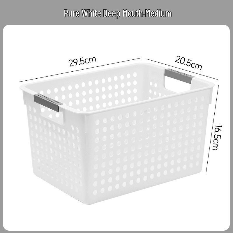 Multi-Purpose Plastic Storage Box and Toy Basket