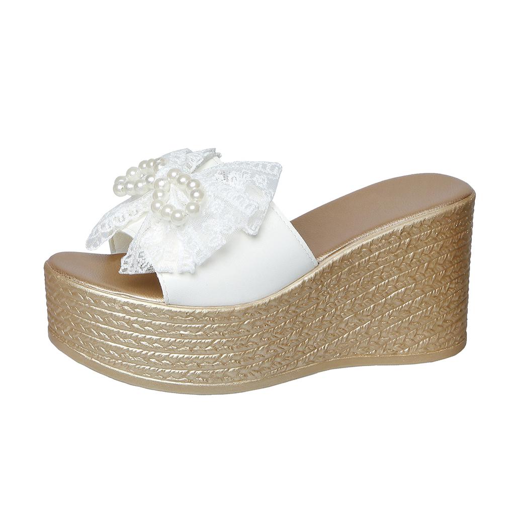 Luxury Sandals Women New Designer Wedges Sandals Women Slippers Summer Beach Platform Shoes High Heel Slippers Women