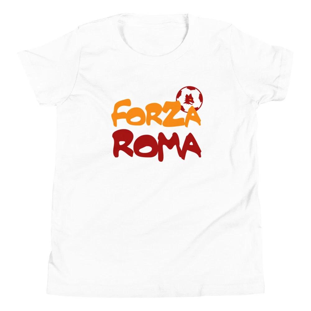 

New Forza Roma Kids Youth Soccer Romanista Short Sleeve T-Shirt 110