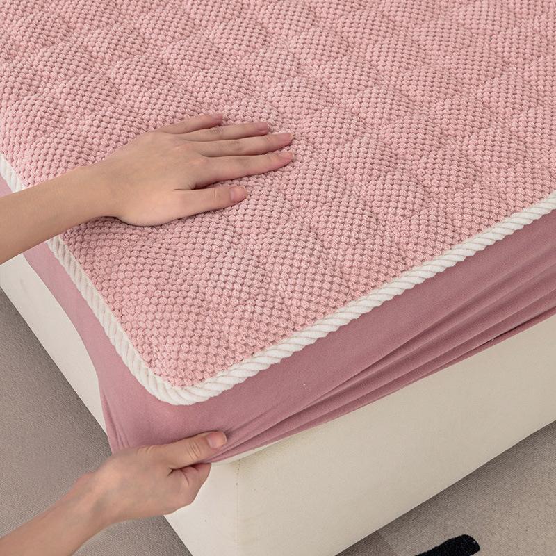 Sofa Sofa Høst og Vinter Fortykket Fleece Sklisikre Seteputer Fire Årstider Universell Stue Skinnsofa Trekk Håndkle