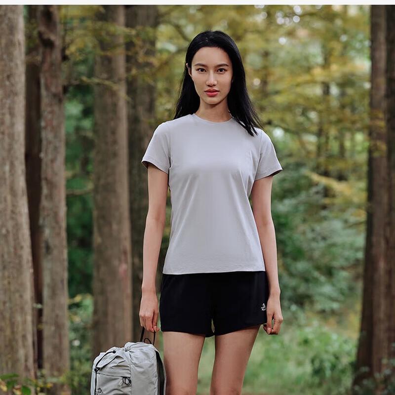 PELLIOT Women's Quick-Dry Sport Casual Round Neck Short Sleeve T-Shirt
