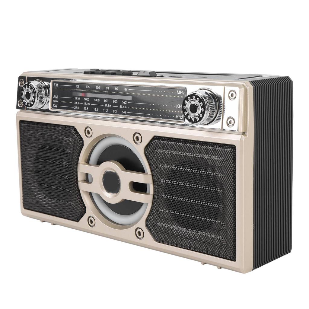 Portable Radio   Speaker Multifunctional Rechargeable Multi Band FM AM SW Radio for Travel   Play Time