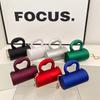 Personalized Handbag for Women Candy Color Shoulder Messenger Bag Designer Cylinder Bag Purse Ladies Handbag