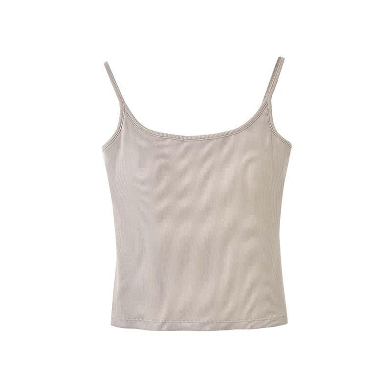 

Женский топ-корсет на бретелях Yukes с нагрудными вкладышами - Белый, Весенне-летняя верхняя одежда, Красивый дизайн спины Large бежевый