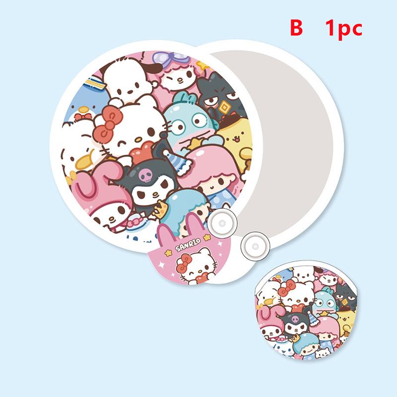 Cartoon Fan Selfie Reflector Fan Folding Fan Carry It Around Cute Little Fan In Summer Portable
