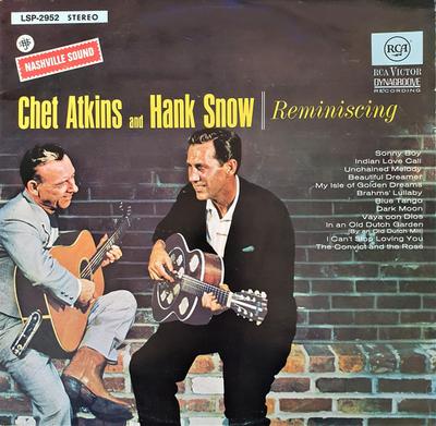 LP Record CHET ATKINS & HANK SNOW - Reminiscing LSP2952 RCA Victor 1966 Germany Country/Folk Used