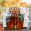 1 Stück Grizzy The Lemmings1 Thema Decke - Digitaldruck, Polyester, Gemütlich für alle Jahreszeiten, Perfekt für Draußen, Camping und Reisen