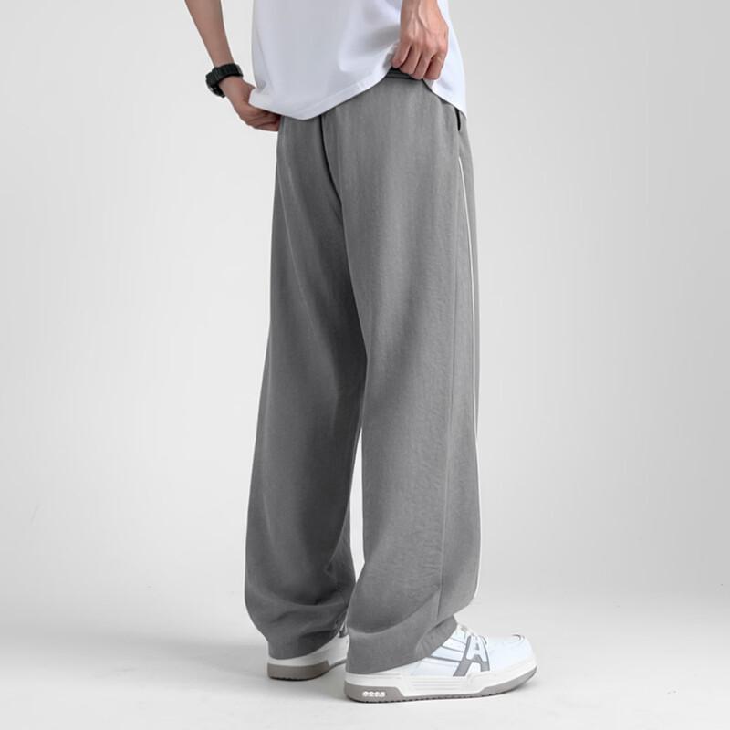 MINISO Men's Summer American Style Loose Straight-Leg Casual Pants