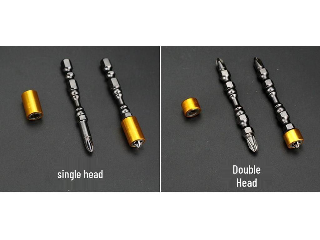 Pistol Drill Double-Ended Magnetic Screwdriver Bits Set