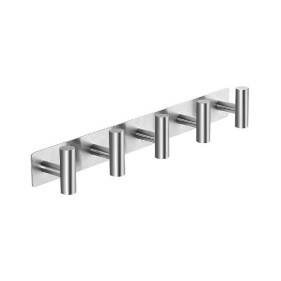 Self-Adhesive Storage Hook Towel Hanger Strong Load-bearing Anti-Rust Simple Installation