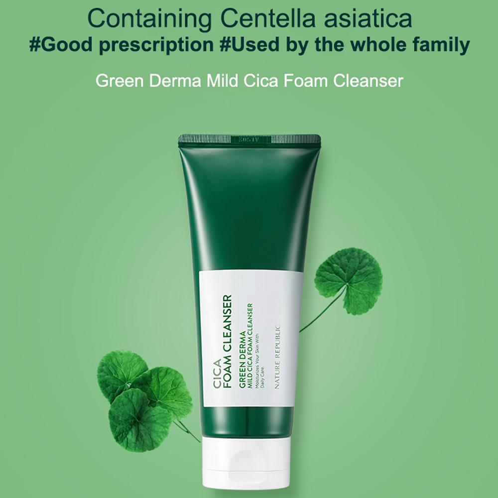 Nature Republic Green Derma Milder Cica Schaumreiniger 150ml