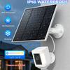 4W 5V Solar Panel Monitoring Camera Charging Panel with Bracket For Outdoor Spotlight Security Camera Battery Power Charger
