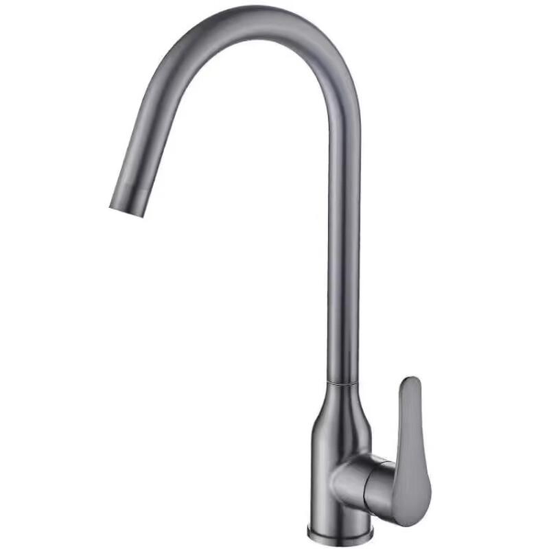 TLXT Gunmetal Stainless Steel Basin Faucet