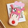 Cartoon 3D Red Lip Ugly Girl Silicone Phone Case for iPhone 14 Pro Max 11 12 13 Pro Max Super Cute Braid Protection Cove