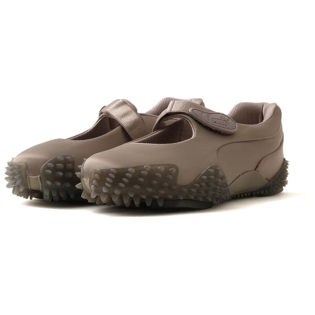 Puma Mostro Fey Satin Classiche Versatili Scarpe Mary Jane Scarpe Donna Grigio Marrone 403368-06