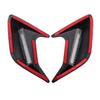 2 Pcs Plastic Car Side Air Outlet Flow Mudguard Car Modification Supplies Shark Cheek Air Intake Trim Fake Hood Vents