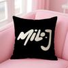 Aargentinian M-Milo Jj Cushion Cover Natural Linen Pillow Case Double-Sided Print Decorative Sofa Pillowcase Home Decor Gift