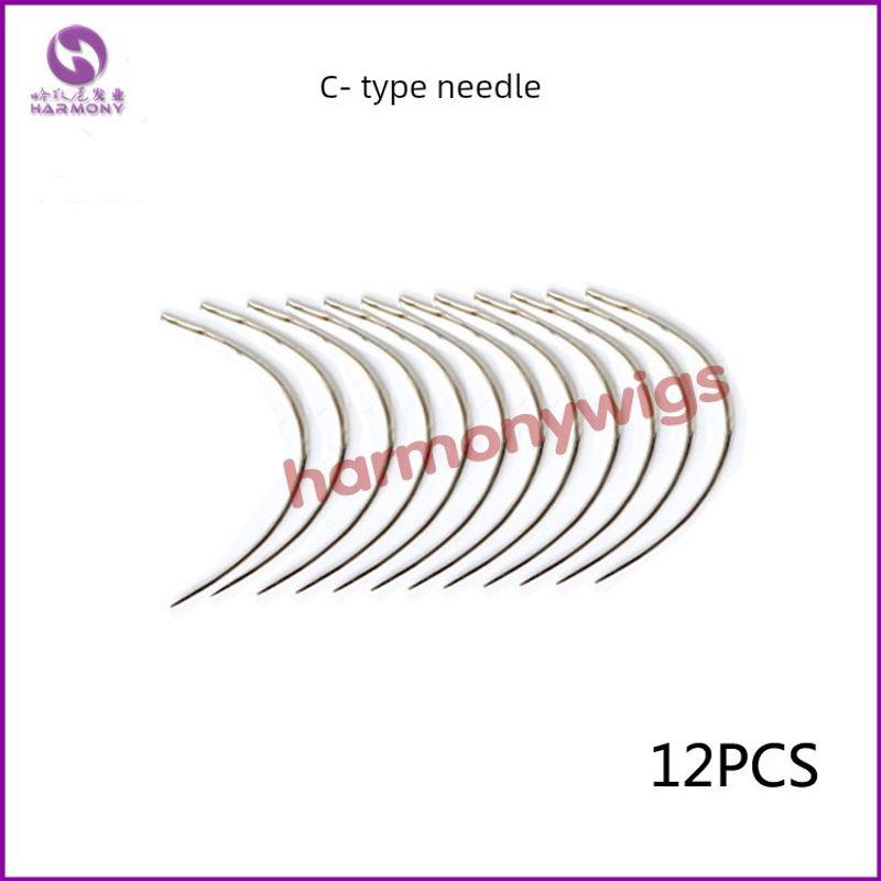 

Small Roll Wig Sewing Thread Sewing Needle Thread Sewing Thread Stitching Wire Sewing Thread DIY Thread Polyester Sewing Machine Thread C type needle 1 pack (12)