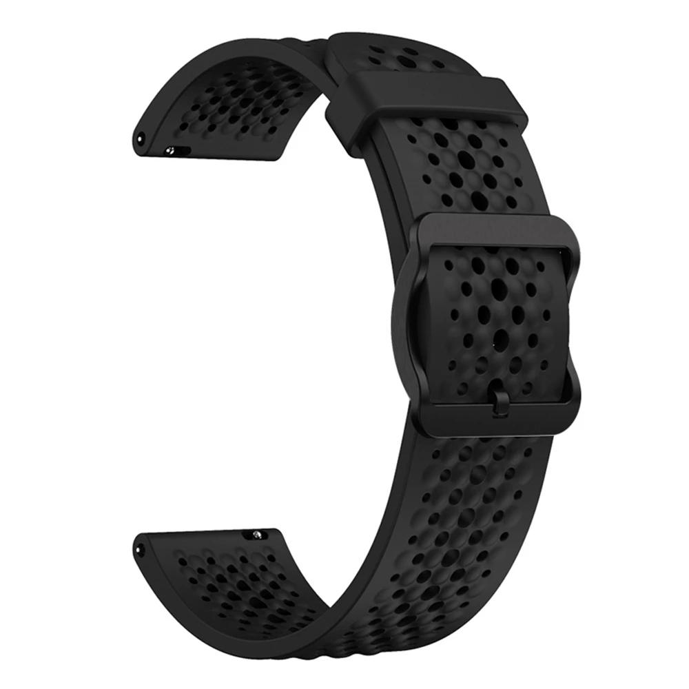 22mm Silicone Sports Breathable Strap For COLMI P86 P82 P81 V76 V68 M42 C81 I30 Bracelet For Xiaomi Watch S4 Outdoor Wrist Bands