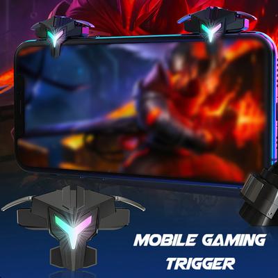 A1 Mobile Gaming RGB Lighting Vibration Trigger Professional Type Aim Shooting Game Controller