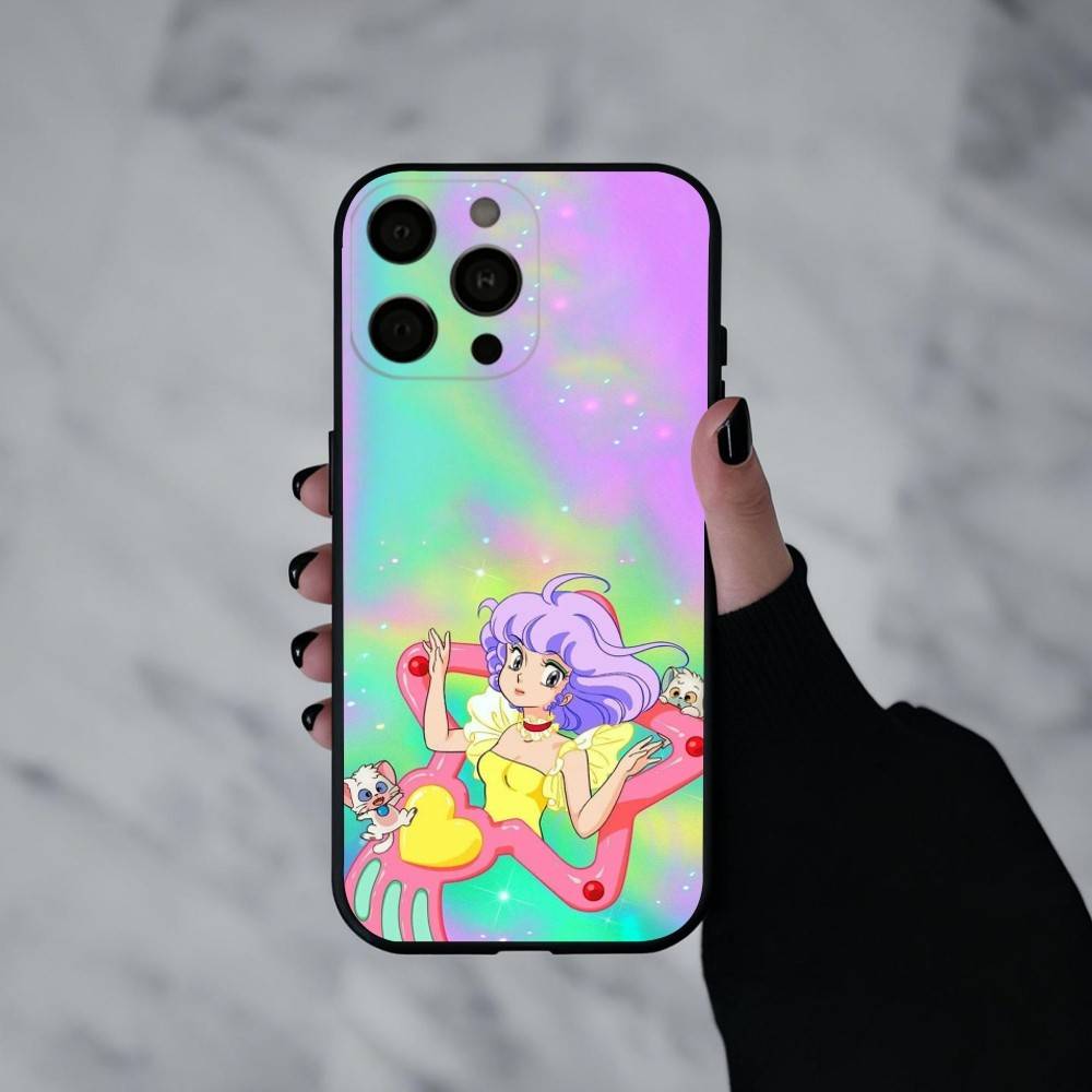 M-Magical Angel Creamy M-Mami  Phone Case For iPhone 17pro, 16,15,14,13,12,11 X XR Plus,Others Soft Black Cover iPhone16