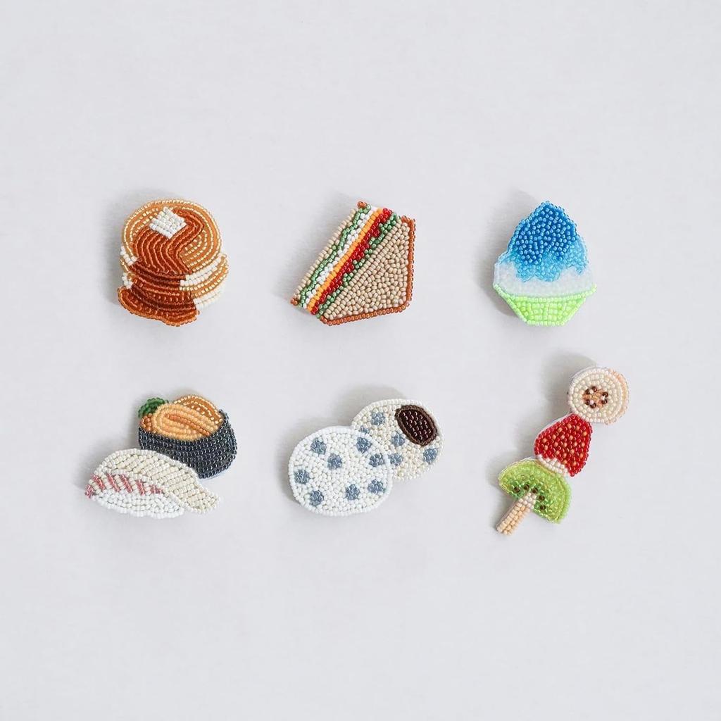MIYUKI Hungry Brooch Made with Bead Embroidery Bead Kit <Fruit Candy> HCA20-12