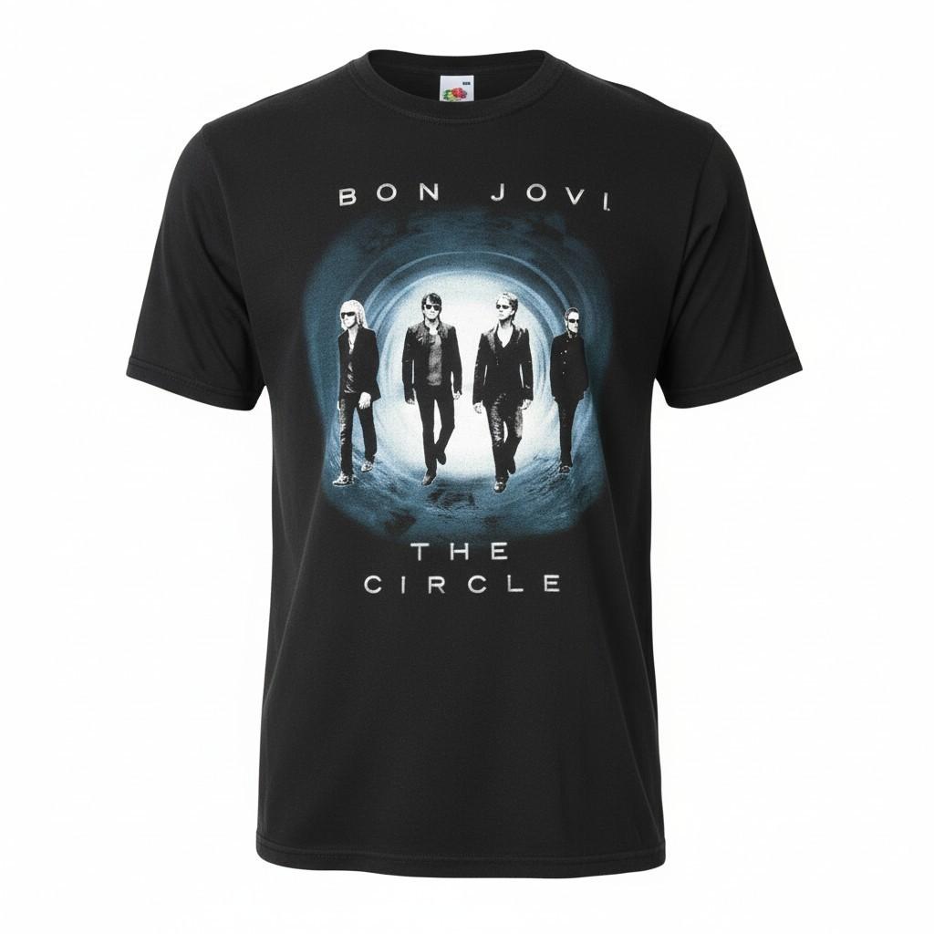 Bon Jovi Tshirt Size L See Measurement Photos #1311 S
