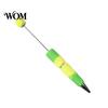 Craft Pens for Adults DIY Beadable Pen, Colorful Fancy Beaded Crafting Ballpoint Rainbow Gradient Gift Students, Party Favors, Creative Office