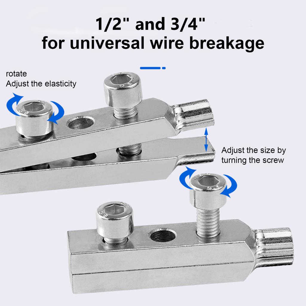 Universal Faucet Valve Screw Extractor Set Adjustable Broken Screw Remover Tool for Pipe Repair In Kitchens & Bathrooms