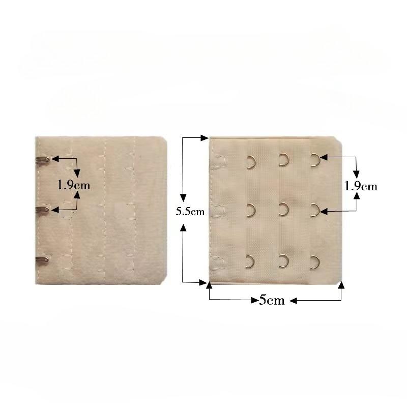 Lot Sexy Women Bra Extenders 3 Rows*3 Buckles Hasps Stainless Steel Hooks Underwear Buckle Women Intimates Accessories