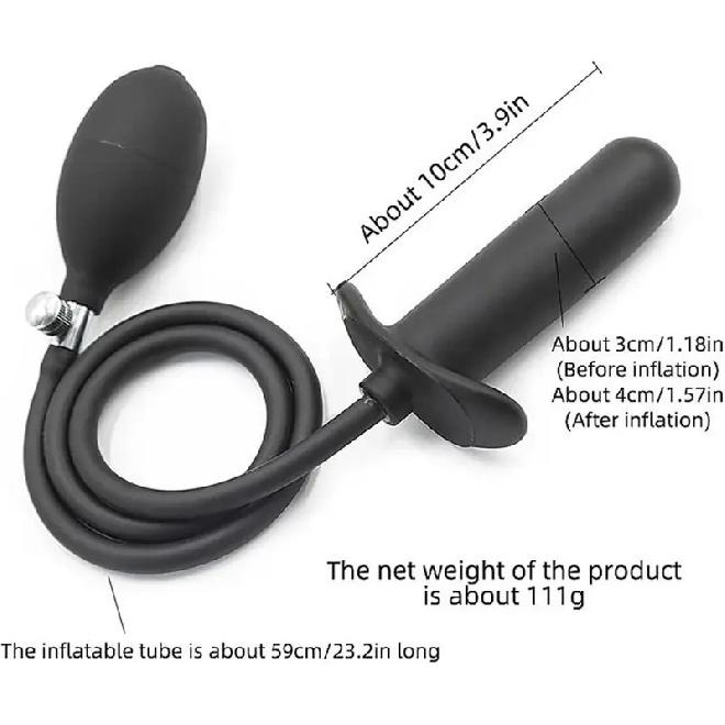 BDSM Aufblasbarer Analplug Butt Plug Anal Dilatator Anus Extender Sexspielzeug G-Punkt Stimulator Prostata Massager Sexspielzeug für Erwachsene