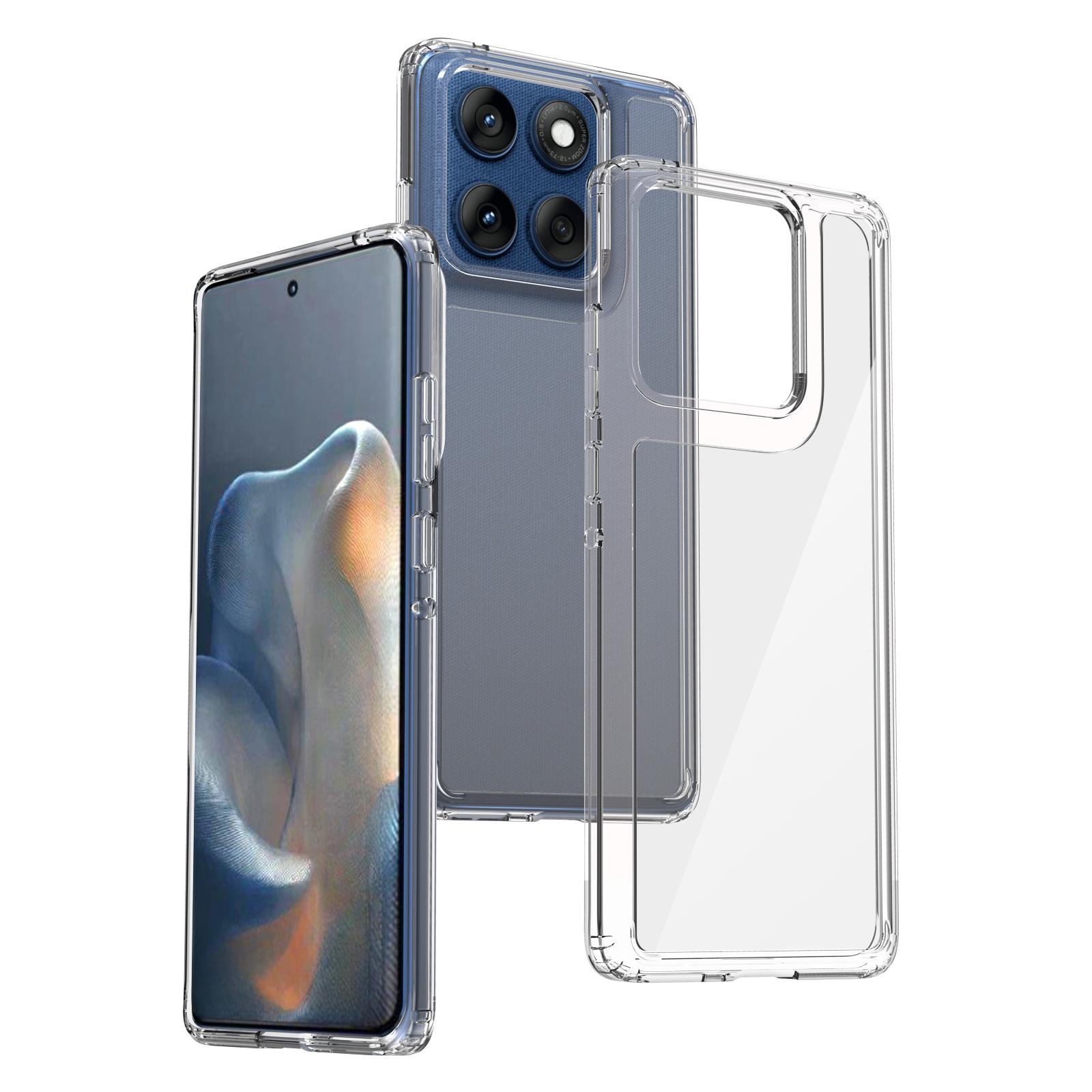 

Прозорий чохол для Motorola Edge 60 Fusion 5G/60s 5G/60 5G TPU+Акрил Ударостійка задня кришка для телефону As Shown A