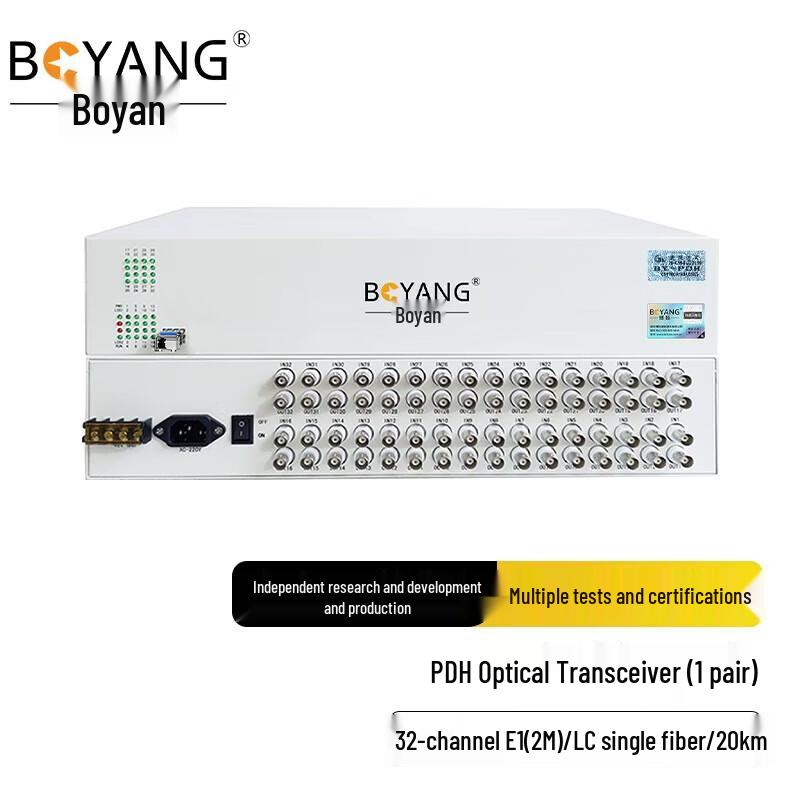 Boyang 32-Channel PDH Optical Terminal Transceiver