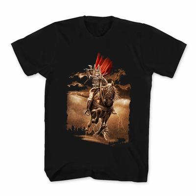 Slavic Highest God War God of Thunder and Lightning Perun TShirt Short Sleeve Casual 100 Cotton ONeck Summer Mens Tshirt