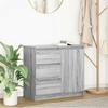 Sideboard with Drawer Grey Sonoma 71 x 35 x 65 cm Engineered Wood